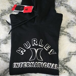 Hurley Black and White International Hoodie